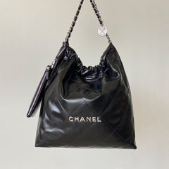 Chanel Large Bags 37 X 45 X 10 X 46 CM Collection Link Large Tote Women's Classic Waxed Leather Tote With Gold And Silver Buckles Leather-woven Chain And Luxurious Chain Strap Bags #196089