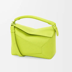 Loewe Women's Detachable Shoulder Strap Logo Solid Color Small Cowhide Puzzle Handbags Casual Slanting Tote Handbag Bag Bags 0011189438 #76828