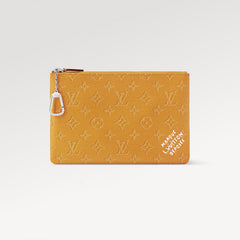 LOUIS VUITTON Medium Key Wallet Monogram Heritage Canvas Chain Hook Zipper Mini Wallet Bag Bags Key Pouch M27109 #82262A
