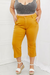 Judy Blue Jayza Straight Leg Cropped Jeans