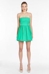 Oscar Attention Snatch Mini Dress Green