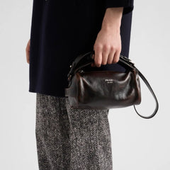 Prada runway collection Cylinder bag Leather Shoulder Bags #193912
