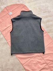 MiuMiu Men's And Women's Spring And Fall Suede Stand-up Collar Zipper Sleeveless Vest Jacket #73174