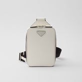Prada Men's Prada Brique Saffiano Leather Handbag Crossbody Bag Fashionable Casual Waist Bag Multiple Colors Bags 2VZ106_9Z2_F0154_V_OOO #84265A