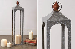 Open Frame Metal Lantern, Pick Your Size