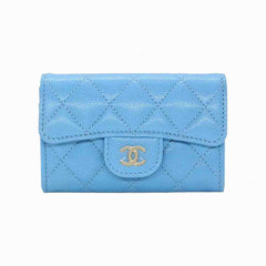 Chanel Classic Card Holder New Black Cf Caviar Calfskin Flap Card Holder With Gold Buckle Ap0214 Bag Bags #196876