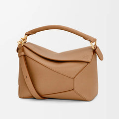 Loewe Women's Detachable Shoulder Strap Logo Solid Color Small Cowhide Puzzle Handbags Casual Slanting Tote Handbag Bag Bags 0011189438 #76828