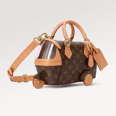 Louis Vuitton Rickshaw Mini Handbag Men's Wallet Monogram Canvas With Leather Trim journey To Darjeeling Clutch Bag Bags #196932