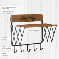 Accordion Laundry Drying Rack