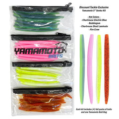 Gary Yamamoto Senko Kits - 40 Total Baits with Bag