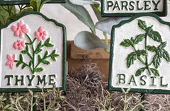 Vintage-Inspired Herb Garden Stakes, Set of 6