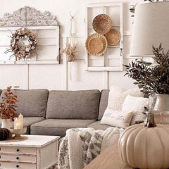 2 Piece Distressed Scroll Wall Decor
