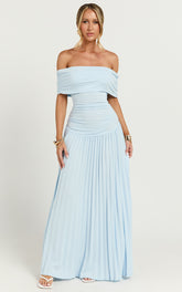 Lioness - Field of Dreams Maxi Dress in Soft Blue