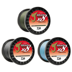 Daiwa J-Braid Grand x8 Braided Line 3,000 Yard Bulk Spools