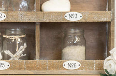Wooden Cubby Shelf