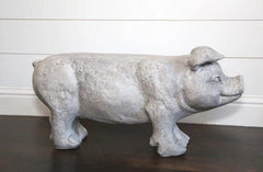 Eclectic Pig Garden Bench