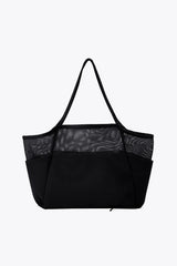 BEIS 'The Mesh Beach Tote in Black