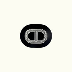 Black Rallye 24 - Mini Oval Plate