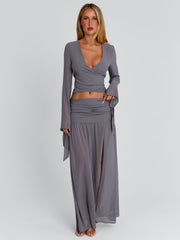 Livvie Top Grey