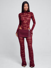 Roselle Pant Wine