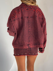 Selenite Jacket Red