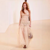 Zimmermann Women's Spring And Summer Pleated Sleeveless Vest Dress Fashion Temperament Elegant Long Tulle Dress Dresses Ngvp #1891