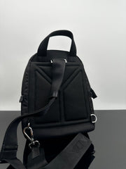 Prada Men's Solid Color Fashion Casual Triangle Logo Recycled Nylon Backpack Bags #78271