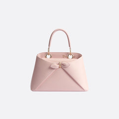 Dior 26s Cigale Bow Pink Shiny Supple Calfskin Small Handbag Crossbody Bag Stylish And Elegant Available In Multiple Colours Bags #84394A