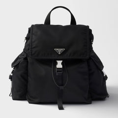 Prada Explore Re-nylon And Leather Backpack For Men - Black Fashionable Backpack. Casual Multi-pocket Bag 2vz118_2dw3_f0002_v_ooo #82291A