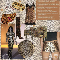 Dolce&Gabbana Women's Spring/summer Leopard-print Lace Fitted Midi Dress Stylish Elegant And Sexy Short Mini Dress Lady Dress #82991A