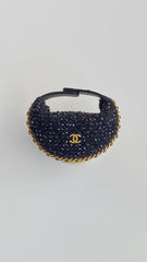 Chanel Women's Mini Woven Sequined Clutch Bag Elegant Fashionable Casual Bags Handbag Stylish Modern Handbag #81891A