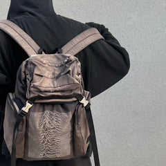 Undercover 09aw Joy Division Archive Single Ripples Pulse Do Old Shoulder Bag Hiking Bag Men Women Trend High Street Bags Ngvp #1623