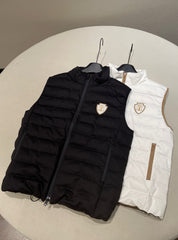 Brunello Cucinelli Women's Winter Fashion Casual Stand Collar Pull-Over Sleeveless Chain Goose Down Insulated Vest #78617