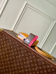LOUIS VUITTON Lv Charms Card Holder Monogram Leather Keyring Card Case Stylish Refined. And Elegant Bag Bags #81832A