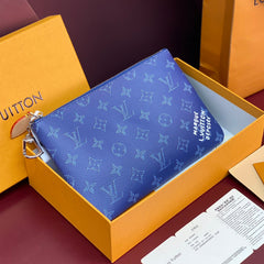 LOUIS VUITTON Medium Key Wallet Monogram Heritage Canvas Chain Hook Zipper Mini Wallet Bag Bags Key Pouch M27109 #82262A