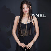 Chanel Women's Summer Floral Hollow Out Black Sleeveless Sexy Camisole Vest Ngvp #9319