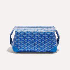 GOYARD Bowling 25 Men's and Women's Y-shaped Old-fashioned Full-print Zipper Leather Handbag Makeup Bag Bags #77132