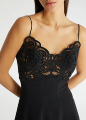 Ermanno Scervino Women's Spring And Summer Hollowed Out Embroidery Dress Simple Elegant Fashion Temperament Sexy Halter Short Dresses Mini Skirt Ngvp #1115