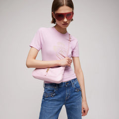 Gucci Jackie Slim Series Medium Shoulder Bag La Famiglia Series Demna Clutch Pink Underarm Bag Classic Vintage Elegant Casual Bags 863137AAGDJ5825 #197407