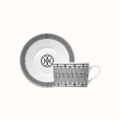 H Deco Tea Cup and Saucer