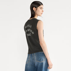 Dior Women's Summer Fashion Casual Solid Color Cotton Letter Sleeveless Tank Top Vest #78537