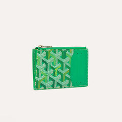 Goyard Four Seasons Color Collection Bourbon Zipped Card Holder Multicolored Fashionable Card Holders Card Pouches Wallets And Coin Purses Bag Bags #84312A