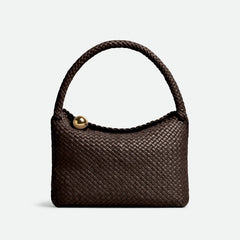 Bottega Veneta Tosca Woven Solid Colour Woven Leather Metallic Ball Decoration Flap Closure Handbag Shoulder Bag Bags #76882