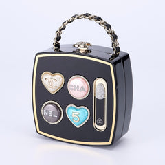 Chanel Women's Ladies' Fashion Classic Color Palette Shaped Rigid Evening Clutch Makeup Case Chain Bag Bags AS5652-B21915-U2093 #78527