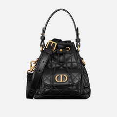 Dior Caro Women's Fashion Classic Solid Color Lambskin Cd Logo Mini Bucket Bag Shoulder Bag Crossbody Bag Bags S5250UNOZ_M030 #78351