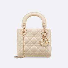 Dior Lady Women's Solid Color Metal Pendant Removable Chain Shoulder Strap Wicker Pattern Sheepskin Leather Single Shoulder Crossbody Handbag Bag Bags #77461