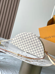 Louis Vuitton Lv Fan Handbag Canvas Men's Women's Summer Trendy Temperament Clutch Bag Bags #76856