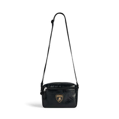 Balenciaga Automobili Lamborghini Explorer Men'S Solid Color Sheepskin Crossbody Bag Shoulder Bags #78132