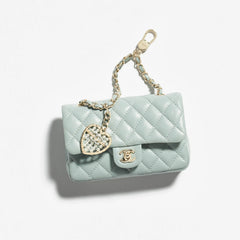 Chanel Women's Solid Color Chain Strap Flap Leather Mini Pendant Bag Bags AP4760-B21223-U0509 #77494