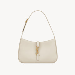 SAINT LAURENT LE 5 À 7 Women's Adjustable Shoulder Strap Solid Color Smooth Leather Shoulder Handbag Bag Bags #75551